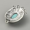 Synthetic Turquoise Chandelier Component Links FIND-TAC0011-49D-AS-2