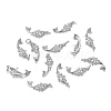 Brass Micro Clear Cubic Zirconia Pendants ZIRC-F120-044P-4