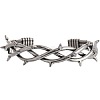 Gothic Alloy Thorns Open Cuff Bangles WG82058-01-2