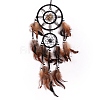 Shell Concentric Woven Net/Web with Feather with Iron Pendants Decoration PW-WG49658-01-1