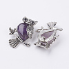 Natural Amethyst Pendants G-E442-01Q-2