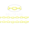 Spray Painted Brass Heart Link Chains CHC-M021-05C-2