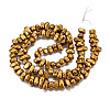 Electroplate Non-magnetic Synthetic Hematite Beads Strands G-T061-102K-3