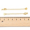 Heart Brass End with Chains KK-H532-10B-G-3