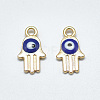Light Gold Plated Alloy Charms ENAM-S117-28B-2