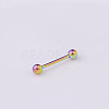 316 Surgical Stainless Steel Tongue Rings WGF0CE1-05-1