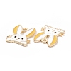 Alloy Enamel Pendants X-PALLOY-D015-08-4
