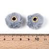 Imitation Rabbit Hair European Beads FIND-WH0126-574Q-3