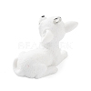 Opaque Resin Dog Pendants RESI-P033-A03-2