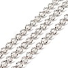 Tarnish Resistant 304 Stainless Steel Curb Chains CHS-E005-01P-1