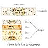 1 Bag Self-Adhesive Plastic Labels Stickers DIY-CN0002-09A-2