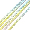 Transparent Gradient Color Glass Beads Strands GLAA-H021-01A-14-2