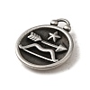 304 Stainless Steel Pendants STAS-L022-306AS-09-2
