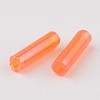 Transparent Colours Rainbow Glass Bugle Beads X-TSDB6MM169-2