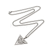 201 Stainless Steel Pendant Necklaces for Women NJEW-U018-01P-06-2