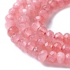 Dyed Natural Malaysia Jade Rondelle Beads Strands G-E316-2x4mm-66-3