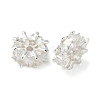 Brass Micro Pave Cubic Zirconia Spacer Beads KK-U045-16S-2