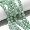 Natural Green Aventurine Round Beads Strands G-S150-8mm-2-6