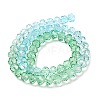Transparent Painted Glass Beads Strands DGLA-A034-T6mm-A16-5