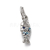 Alloy Rhinestone Pendants MPDL-R050-02P-1