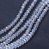 Electroplate Glass Beads Strands X-EGLA-A034-T10mm-B02-1