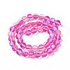 Synthetic Moonstone Beads Strands G-F142-8mm-06-2