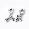 925 Sterling Silver European Dangle Charms STER-L062-28AS-2