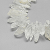 Natural Quartz Crystal Beads Strands G-R420-02-1