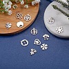 12Pcs 12 Style 304 Stainless Steel Charms STAS-SZ0001-48-4