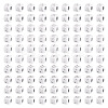 500Pcs 5 Styles Opaque Acrylic Beads OACR-TA0003-45-1