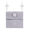 2Pcs 925 Sterling Silver Pave Clear Cubic Zirconia Cross Charms STER-TA0001-59-1