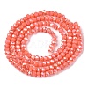 Electroplate Glass Beads Strands EGLA-A044-P1mm-B21-3