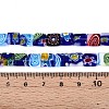 Handmade Millefiori Lampwork Beads Strands LAMP-T021-30A-4