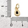 Brass Cubic Zirconia Charms KK-G554-02E-05-3