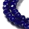 Baking Paint Imitation Jade Glass Bead Strands DGLA-A034-J6MM-A33-3