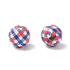 Independence Day Themes Wood European Beads WOOD-I014-01B-1