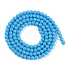 Synthetic Turquoise Beads Strands G-U004-02F-3