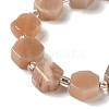 Natural Sunstone Beads Strands G-P534-A09-01-4