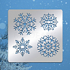 Christmas Theme Stainless Steel Cutting Dies Stencils DIY-WH0279-065-3