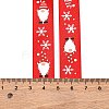 5 Yards Christmas Polyester Printed Ribbon OCOR-A008-01B-4