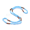 Three Loops Stretch Wrap Bracelets BJEW-JB05018-02-4