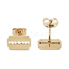 PVD Vacuum Plating 304 Stainless Steel Stud Earrings for Women EJEW-A048-37G-2