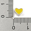 Heart Shape Silver 925 Sterling Silver Beads STER-A031-02B-3