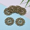 Tibetan Style Filigree Joiners Links TIBE-A11623-AB-FF-6