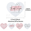 4 Bags 4 Styles Coated Paper Thank You Greeting Card DIY-FS0007-88-4
