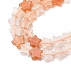 Natural Pink Aventurine Beads Strands G-H087-C06-01-4