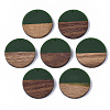 Resin & Wood Pendants RESI-S358-02B-22-1