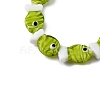 Handmade Lampwork Beads Strands LAMP-G154-07O-3