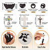 Religion Theme Food Grade Eco-Friendly Silicone Beads SIL-TA0002-97-4