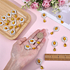 16Pcs Alloy Rhinestone Cabochons ALRI-FG0001-05E-3